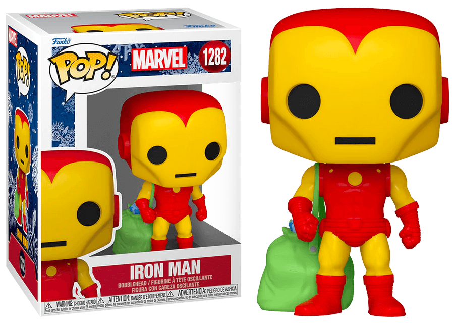Funko Pop! Marvel Holiday: Iron Man with Bag #1282