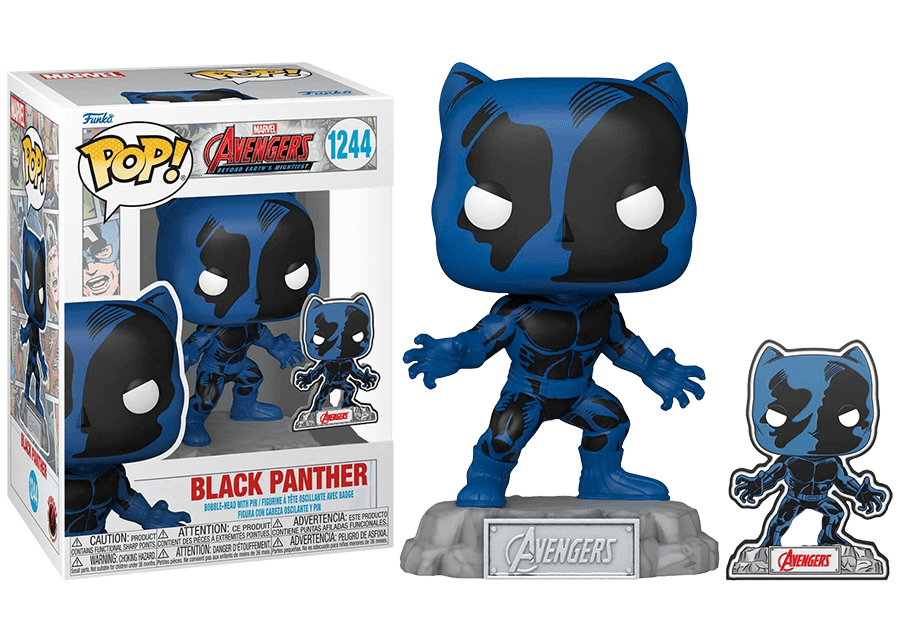 Funko Pop! Avengers: Beyond Earth's Mightiest - Black Panther with Pin #1244
