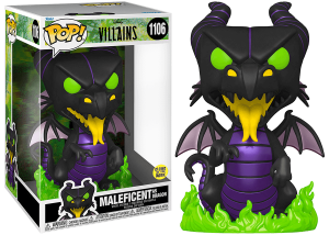 Funko Pop! Disney Villains: 10 inch Maleficent as Dragon (GitD) #1106