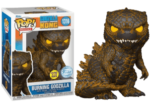 Funko Pop! Godzilla vs Kong: Burning Godzilla (GitD) #1316