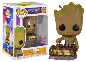 Funko Pop! Guardians of the Galaxy: Groot with Button (WonderCon Exclusive) #1222