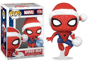 Funko Pop! Marvel Christmas: Spider-Man with Santa's Hat #1136