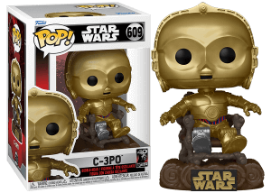 Funko Pop! Star Wars: C-3PO on Ewok Throne #609