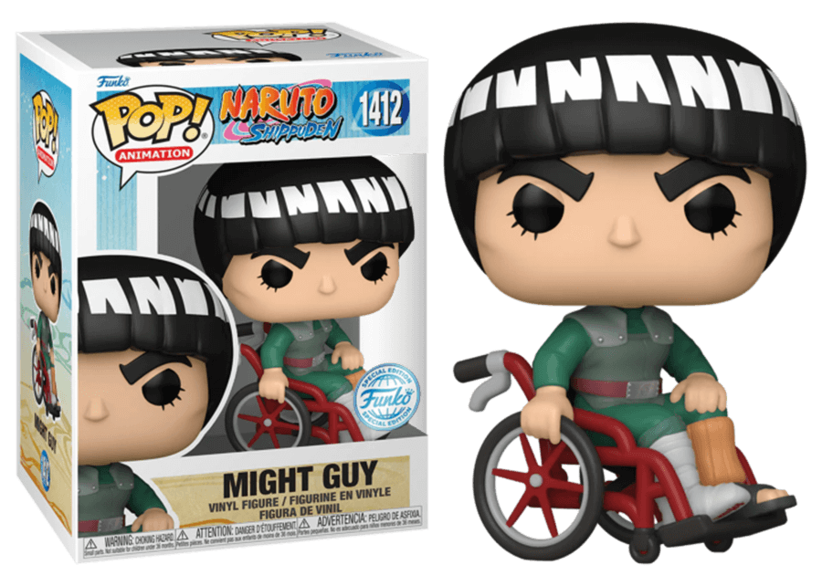 Funko Pop! Naruto Shippuden: Might Guy in Wheelchair #1412