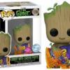 Funko Pop! I am Groot: with Cheese Puffs Flocked #1196