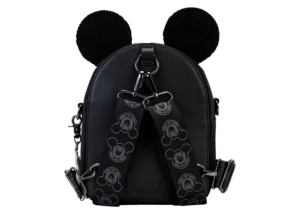 Loungefly: Disney100 Mickey Mouse Classic Corduroy Convertible Mini Backpack & Crossbody Bag