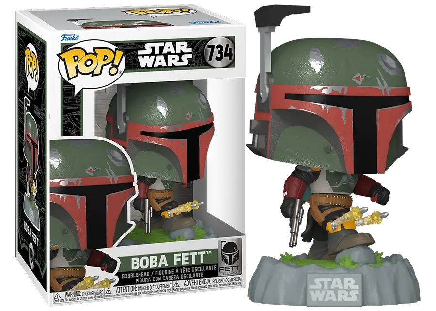 Funko Pop! Star Wars: Fett Legacy: Boba Fett with Kneepad Rockets #734