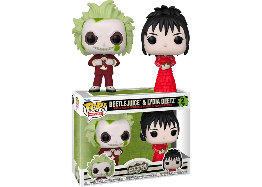 fun83087 Funko Pop Beetlejuice Beetlejuice Beetlejuice Lydia Deetz 2-pack Funko on Wheels