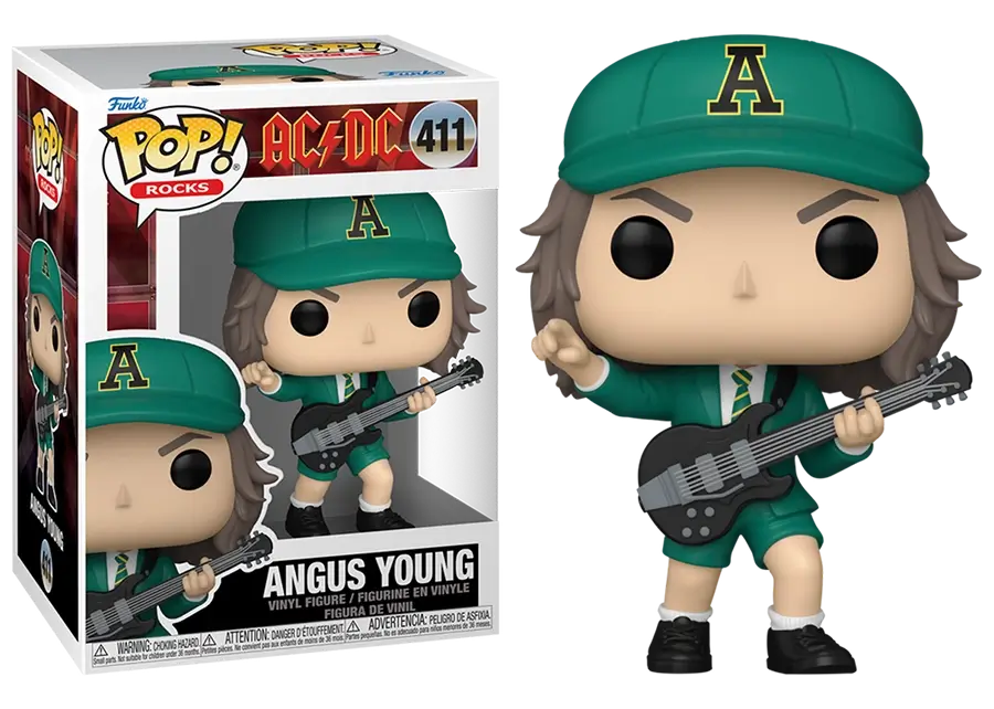 Funko Pop! AC/DC: Agnus Young (Green outfit) #411