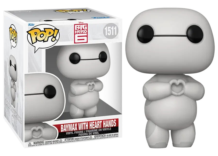 Funko Pop! Disney: Big Hero 6 Baymax with Heart Hands #1511