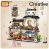 LOZ! Building Bricks Creative mini Street: Lucky Cat Pub #1232