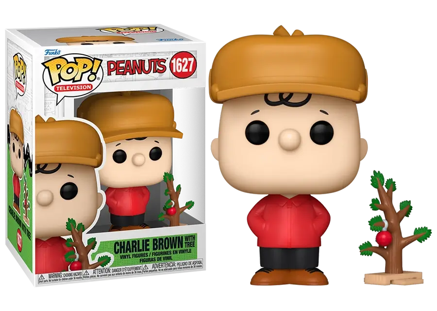Funko Pop! Peanuts: Charlie Brown with tree (Holiday) #1627