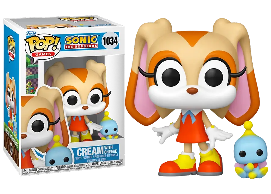 Funko Pop! Sonic the Hedgehog: Cream with Cheese #1034