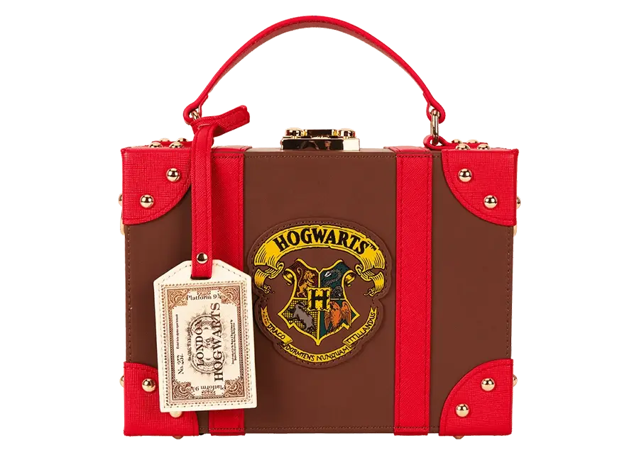Loungefly Harry Potter Hogwarts Express Luggage Trunk Crossbody Bag