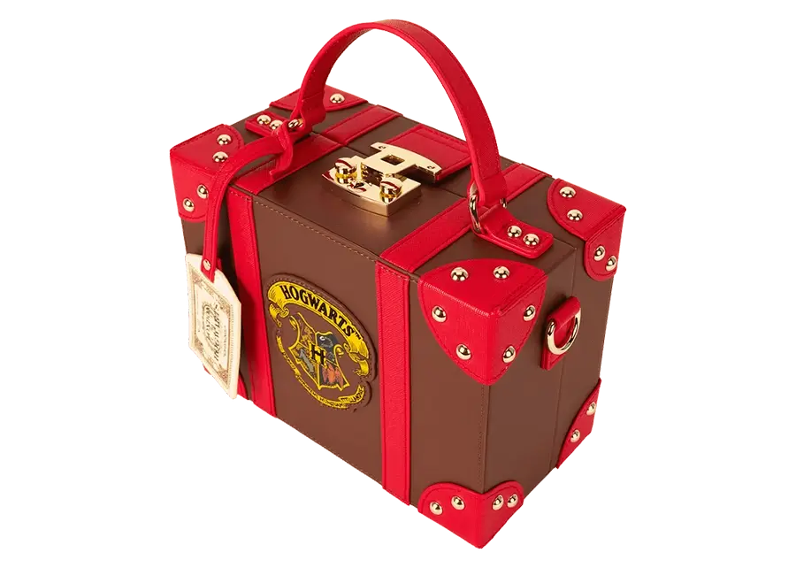 Loungefly Harry Potter Hogwarts Express Luggage Trunk Crossbody Bag