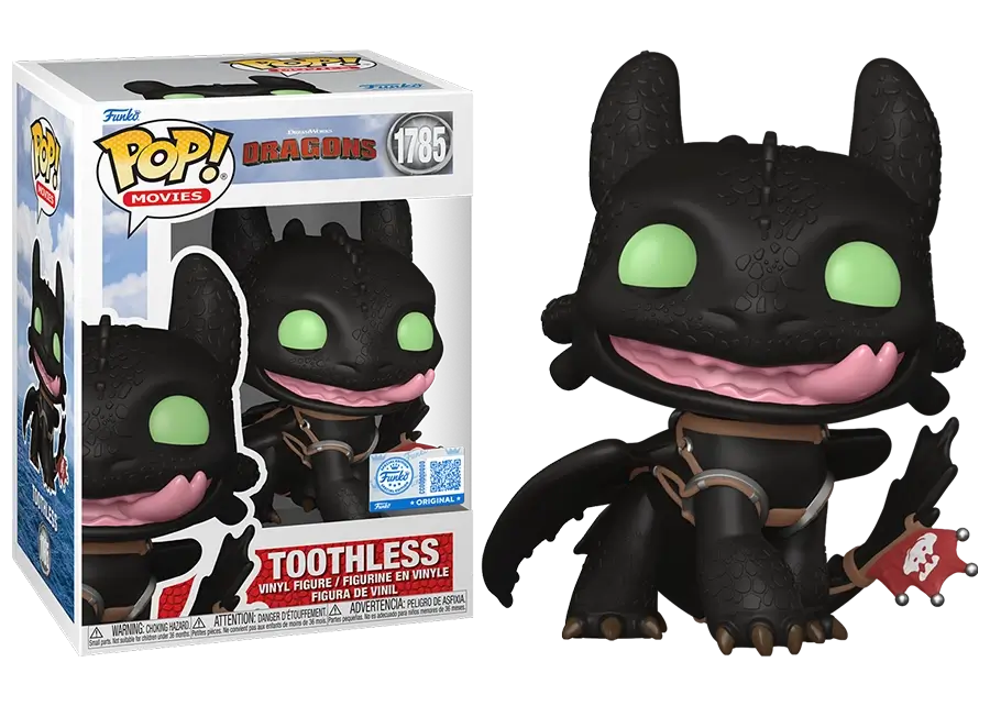Funko Pop! How to Train Your Dragon: Toothless with Tongue #1785