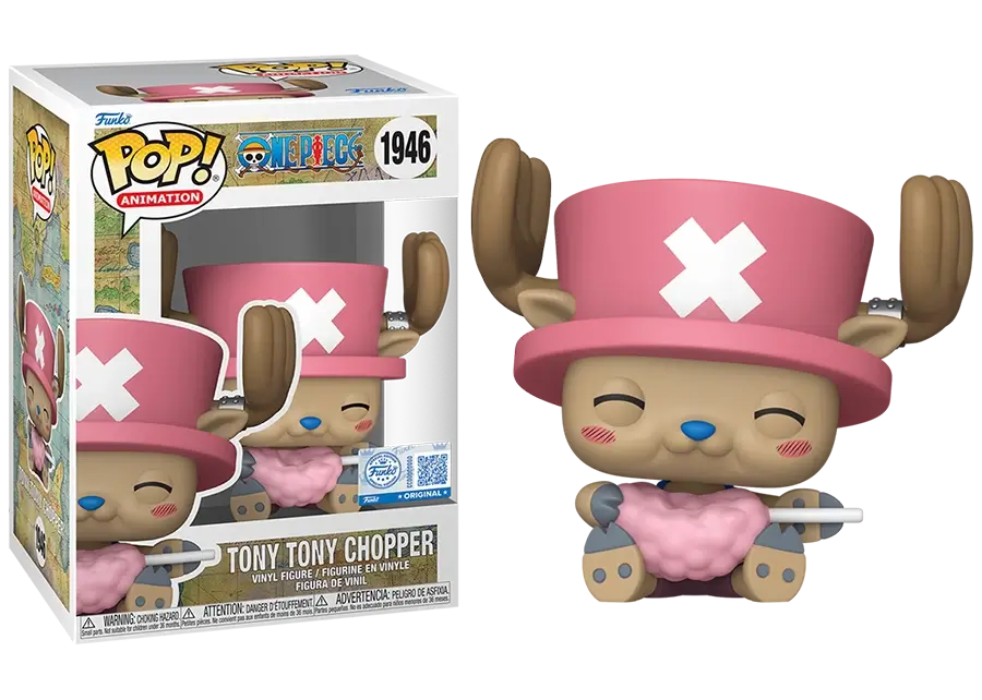 Funko Pop! One Piece: One Piece Tony Tony Chopper with Cotton Candy #1946