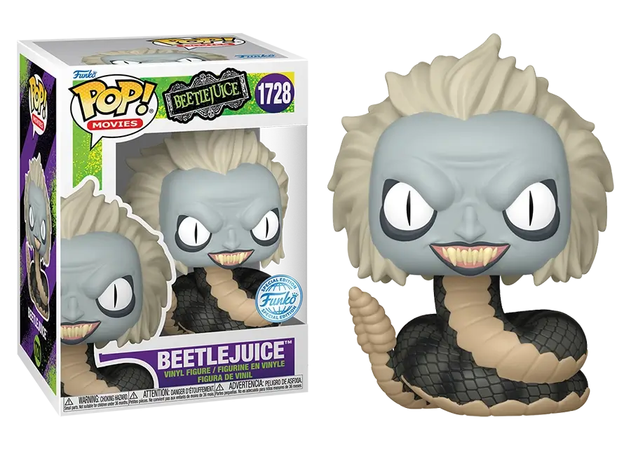 Funko Pop! Beetlejuice: Beetlejuice (Snake) #1728