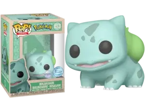 Funko Pop van Bulbasaur in pastel kleuren