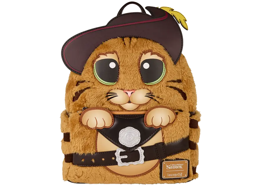 Mini Cosplay rugzak van de Puss in Boots uit Shrek van het merk Loungefly.